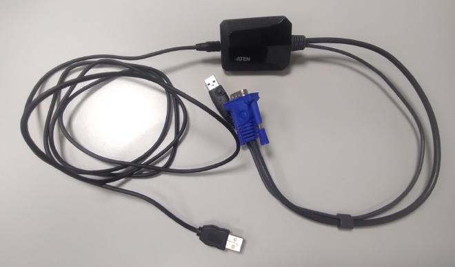 ATEN CV211 KVM Switch: Foto der Hardware